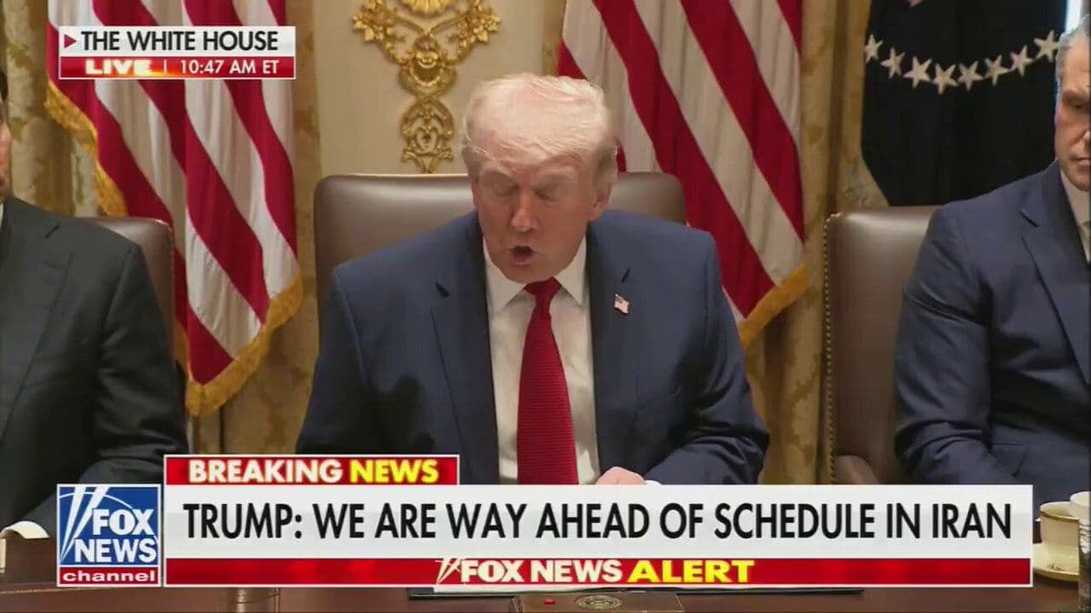 @Open Source Intel: Trump on Iran:
They are saying to people this is a disaster. They know it. That's why they are talking to us. They wouldn't talk otherwise. They’re defeated. They can’t make a comeback. If they make
