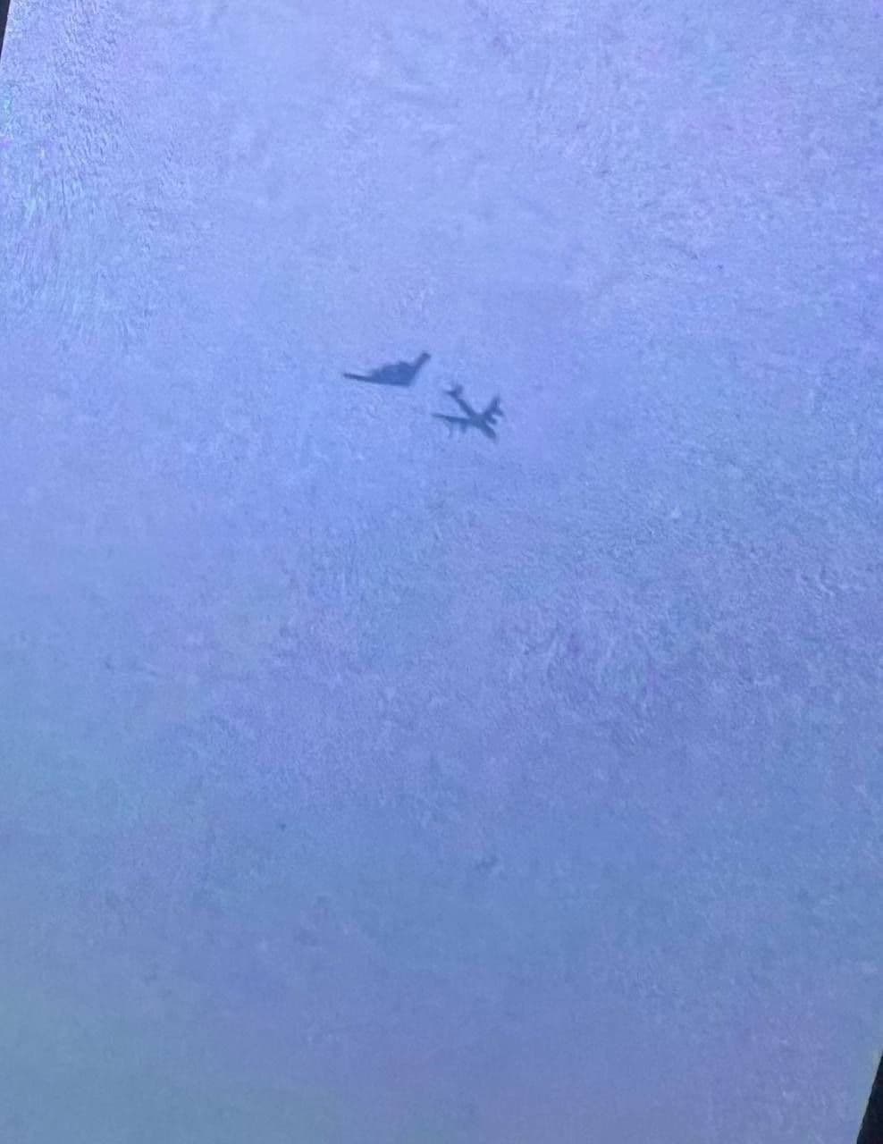 @Babak Taghvaee - The Crisis Watch: BREAKING: Online reports contradict earlier U.S. claims of pausing airstrikes in Iran. Today, B-2A Spirit stealth bombers of the U.S. Air Force were spotted being refueled by KC-135R Stratotankers flo