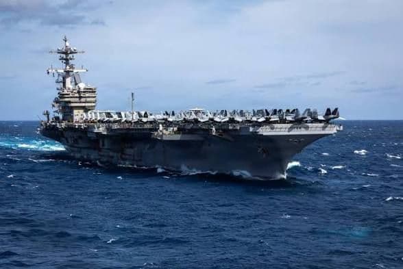 @Open Source Intel: BREAKING 🔴
The USS George H.W. Bush carrier strike group heads to the CENTCOM region, ready for major operations near Iran. - CBS News