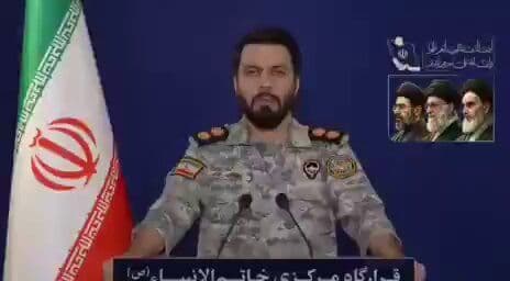 @Open Source Intel: Islamic regime military spokesman:
“The armed forces, obeying the orders of the Supreme Leader, Ayatollah Sayyed Ali Khamenei, will continue the “True Promise 4” operations until final victory.”