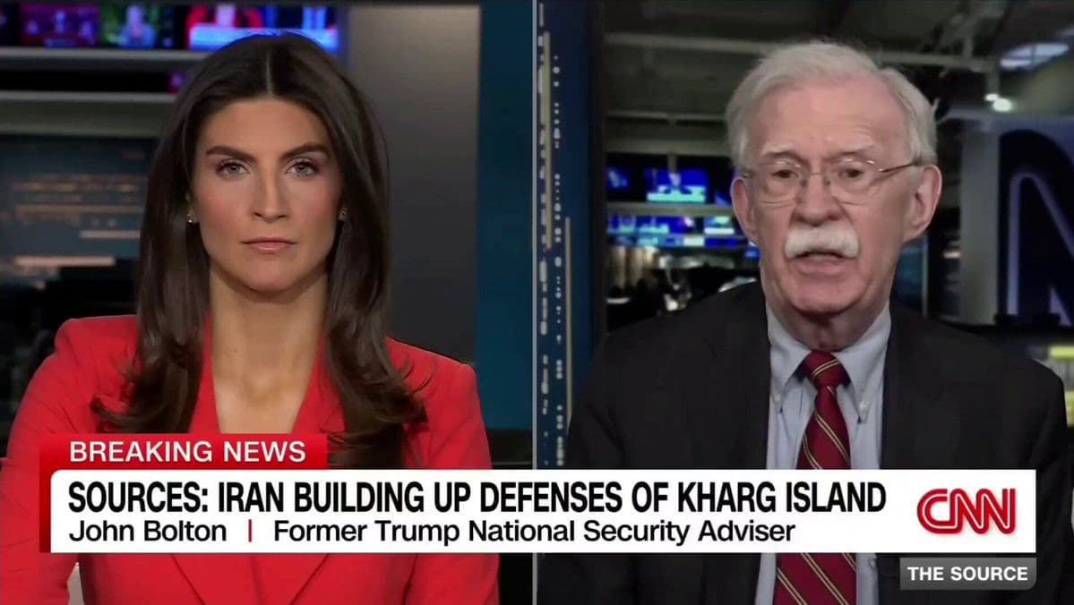 @Open Source Intel: John Bolton: Letting Iranian oil flow was a mistake; easing sanctions on it is also wrong.
“We shouldn’t fund Iran’s military actions against our service members. Kharg Island could now be a deceptio