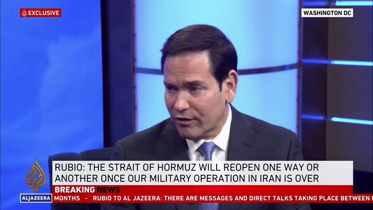 @Open Source Intel: SECRETARY RUBIO: Very little of the energy we rely on comes through the Strait of Hormuz, but we recognize its impact on global markets and our allies.
No country should accept Iranian sovereignty of