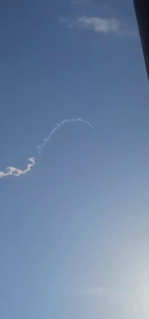 @Babak Taghvaee - The Crisis Watch: BREAKING: IRGC aerospace force has started retaliating destruction of Iran's railway bridges by the Israeli Air Force by launching ballistic missiles at Israel.
First video shows a missile launch at