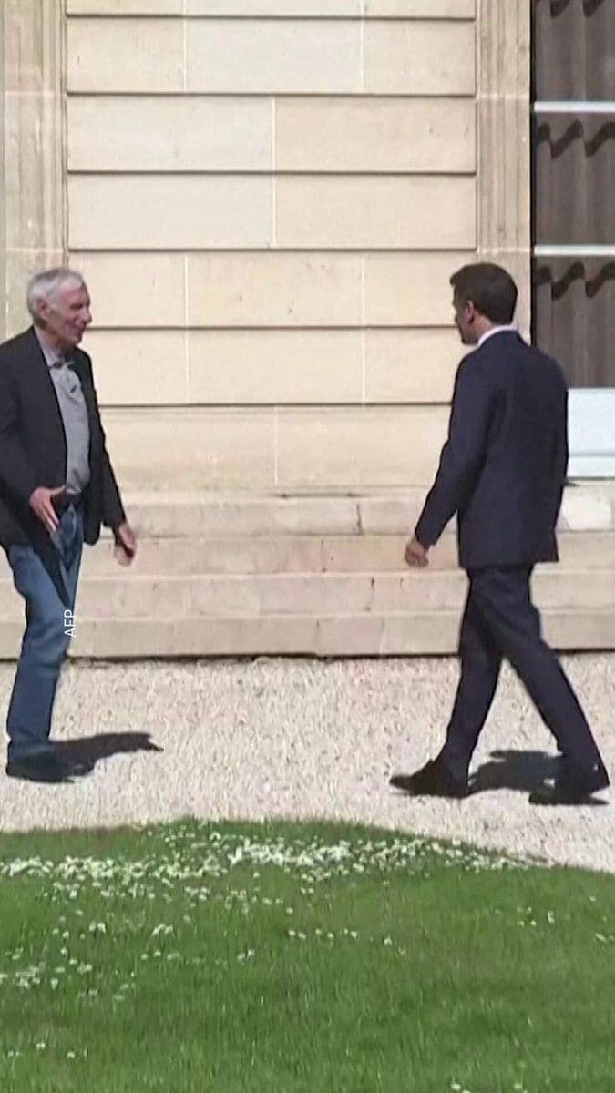 @RadioFarda|راديو فردا: Emmanuel Macron, President of France, welcomed the return of two French citizens on Wednesday, April 8, who had been released after three and a half years of detention in Iran, describing their return