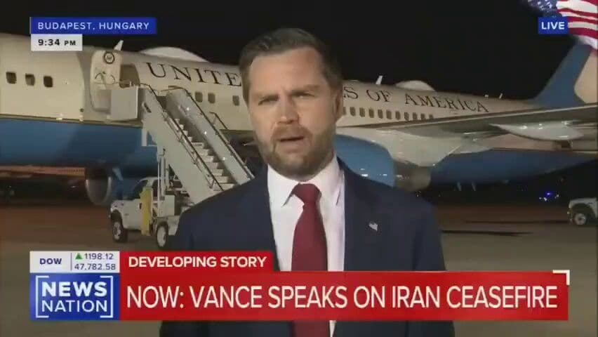 @Open Source Intel: JD Vance:
I think the Iranians thought that the ceasefire included Lebanon, and it just didn't.
We never made that promise. We never indicated that was gonna be the case.
What we said is that the