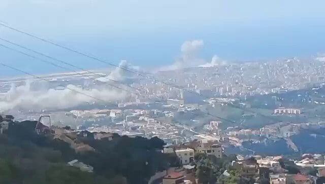 @Open Source Intel: Hezbollah in Lebanon’s capital was hit by its largest strike this morning, as Israeli Air Force pilots became free following the Iran ceasefire.
