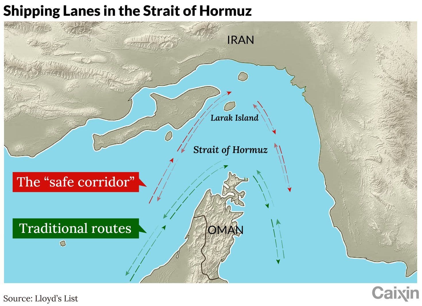 @Open Source Intel: The IRGC say they’ve set up a “safe corridor” in the Strait of Hormuz, routing ships through Iranian territorial waters near Larak Island, close to the mainland and Qeshm.
Transit through this corrid