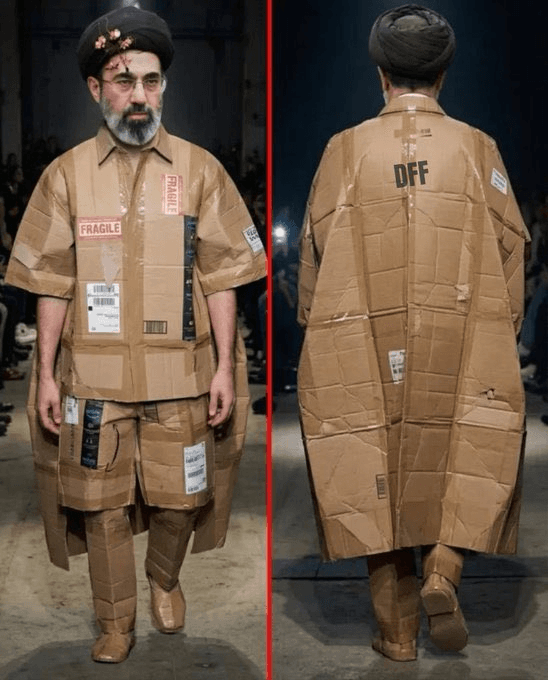 @Eli Afriat 🇮🇱: 🚨🇮🇷BREAKING: Mojtaba Khamenei in a written statement: "Iran does not seek war, but will not give up its rights."
As we thought.
We will not get to see the cardboard in action.