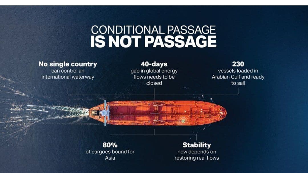 @Open Source Intel: UAE Mission to the UN:
Freedom of navigation is a right for all under international law, not a privilege Iran can grant or withhold. The UAE will continue to engage in global efforts to ensure the St