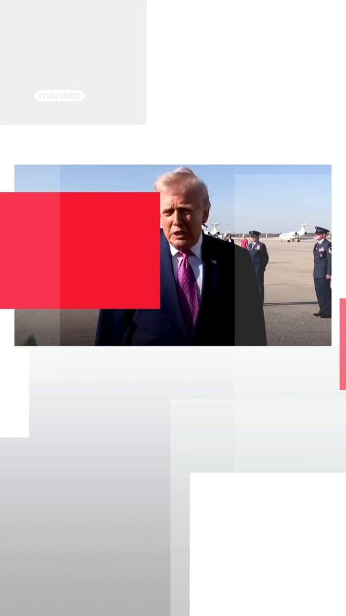 @اتاق خبر منوتو: Donald Trump, President of the United States, announced that the Islamic Republic has been "militarily defeated" and emphasized that Washington will reopen the Strait of Hormuz "with them or without t