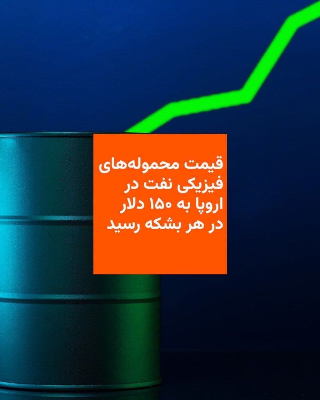@RadioFarda|راديو فردا: The price of physical crude oil cargoes in Europe reached a record close to $150 per barrel on Monday, April 24, as the U.S. plan to blockade the Strait of Hormuz intensified concerns about limited su