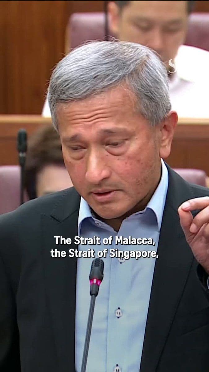 @Visegrád 24: Singapore’s Foreign Minister explains why Singapore will refuse to pay tolls to Iran in the Strait of Hormuz.
He says the Freedom of Navigation is critical and that the Strait of Malacca would be in