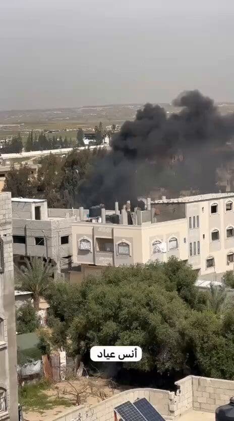 @🇮🇷LiveIranNews🇮🇱: ⚡🇮🇱🇵🇸Israeli army's airstrike on the Al-Nuseirat area in central Gaza targets positions of the Hamas terrorist group/Reports indicate that the Israeli army has targeted the Al-Nuseirat area in the