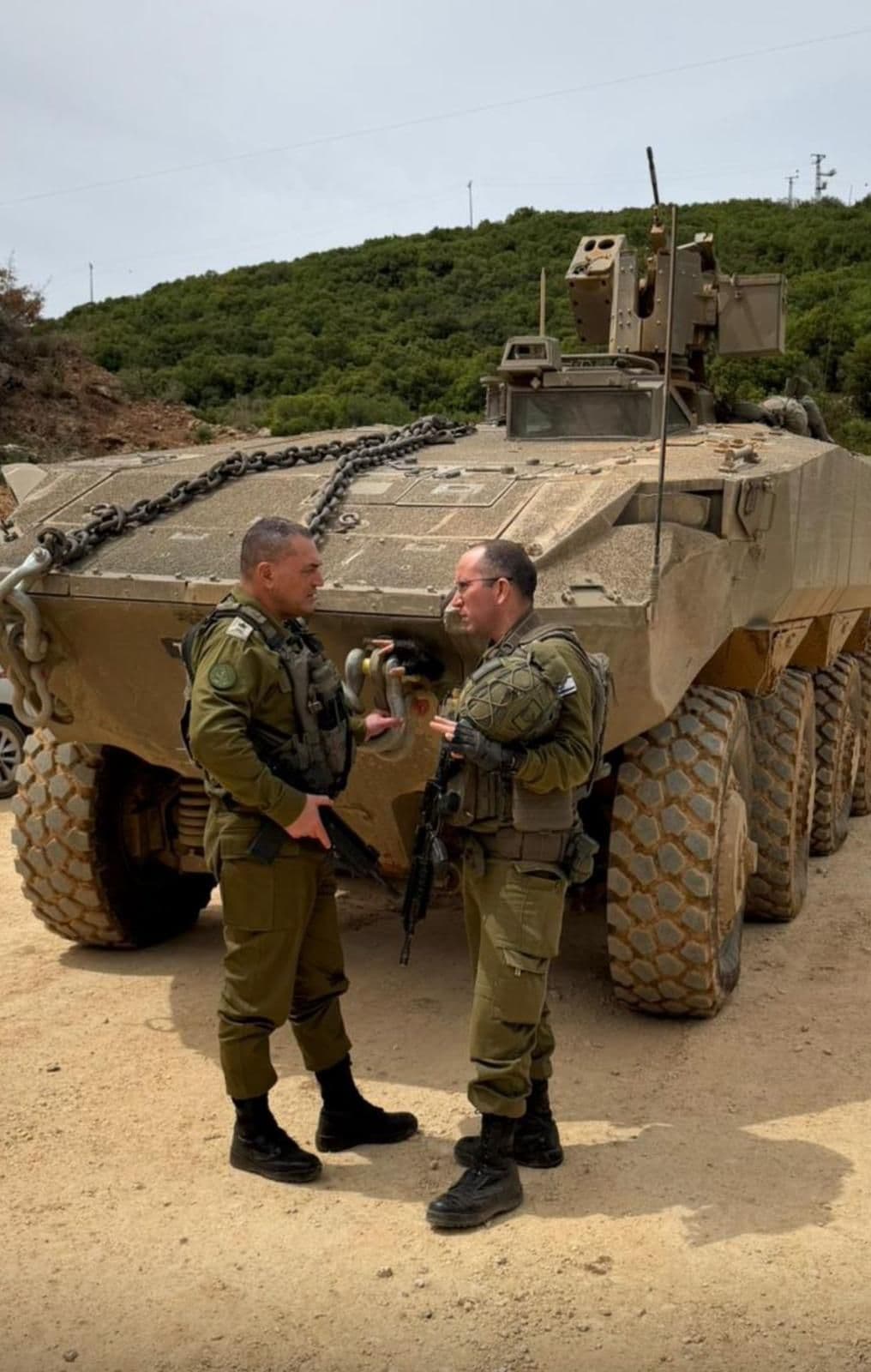 @Open Source Intel: IDF Chief of Staff LTG Eyal Zamir, visiting the 162nd Division in southern Lebanon:
"Yesterday I approved further plans together with the General Staff Forum. We continue to conduct ongoing situation