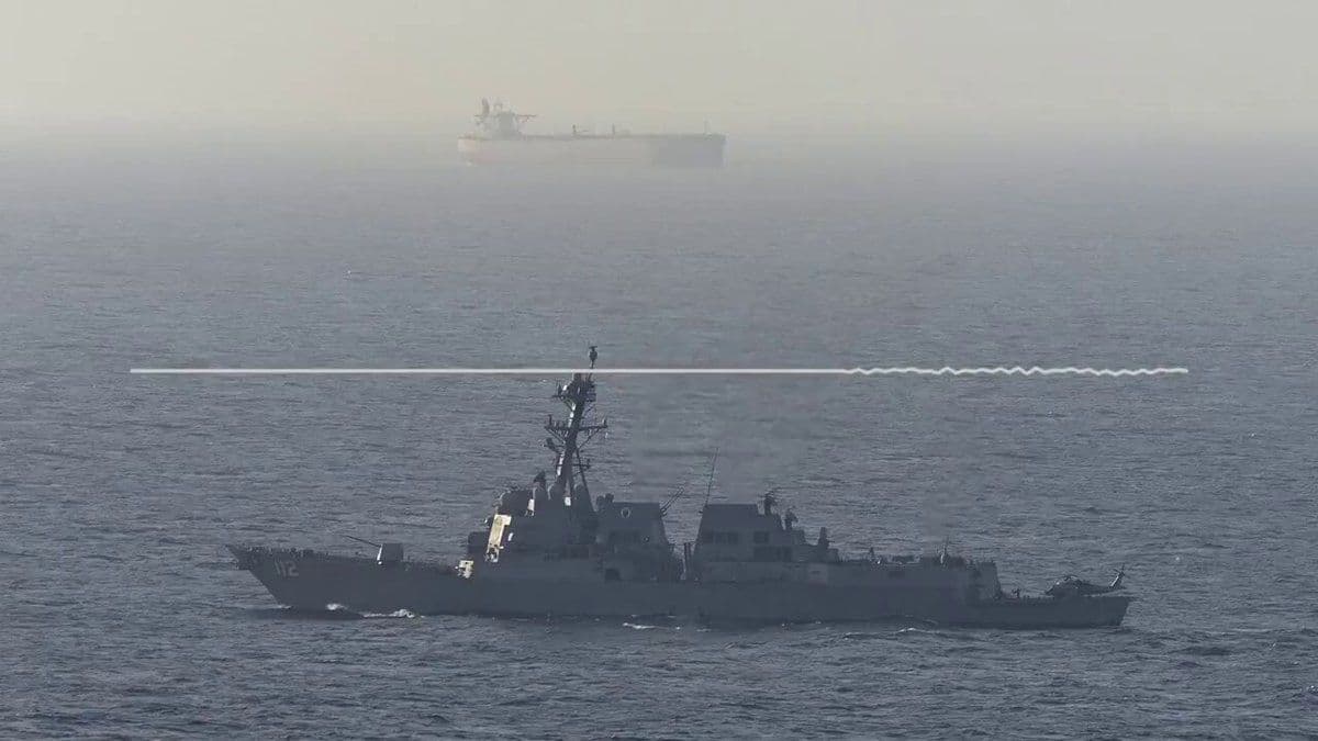 @Open Source Intel: CENTCOM releases video of a U.S. Navy warship broadcasting a formal blockade notice to all maritime traffic on Channel 16, the international hailing frequency used by every ship at sea:
"The U.S. has