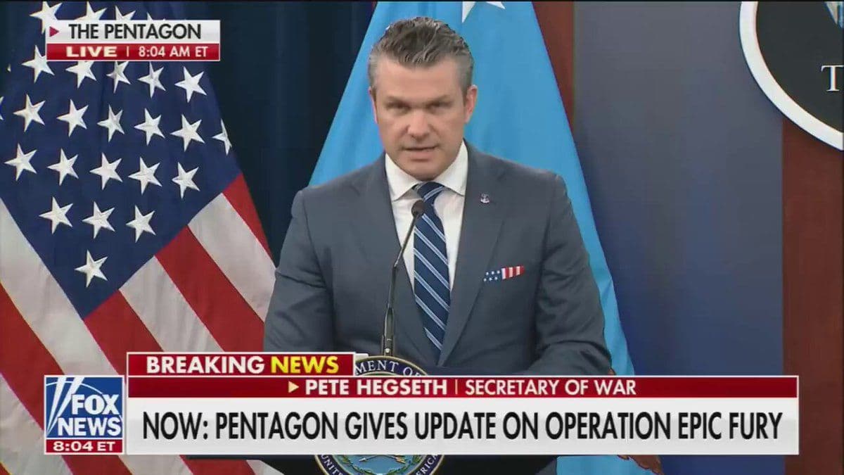 @Visegrád 24: Pete Hegseth addressed the IRGC, stating that the U.S. is aware of the movement of Iranian military assets and where they are being deployed.
He said the United States Armed Forces can rapidly shift
