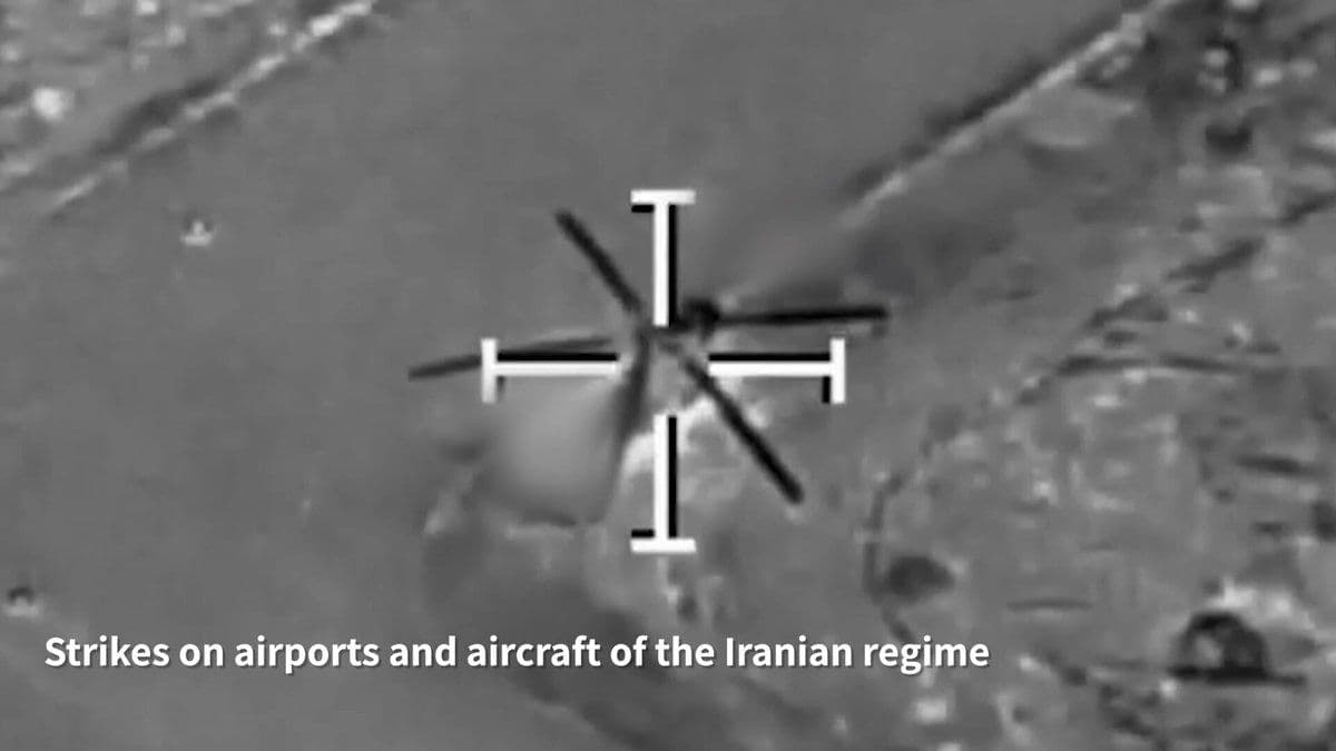 @Open Source Intel: IDF airstrikes on Iranian aircrafts and airfields during the operation Roaring Lion.