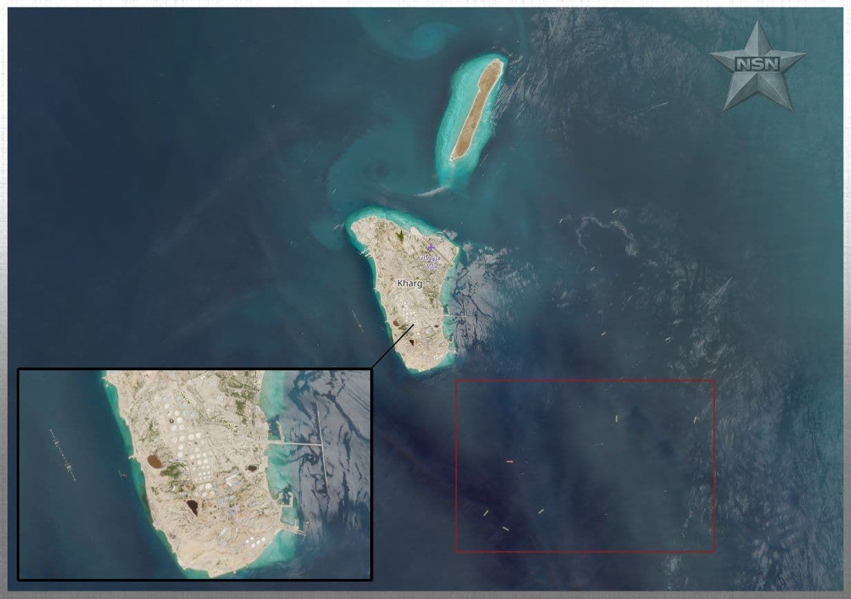 @Open Source Intel: Islamic regime oil business choked.
No loading activity observed at Kharg Island in the latest Sentinel-2 imagery (04.18).
The U.S. naval blockade continues, with the Wall Street Journal reporting