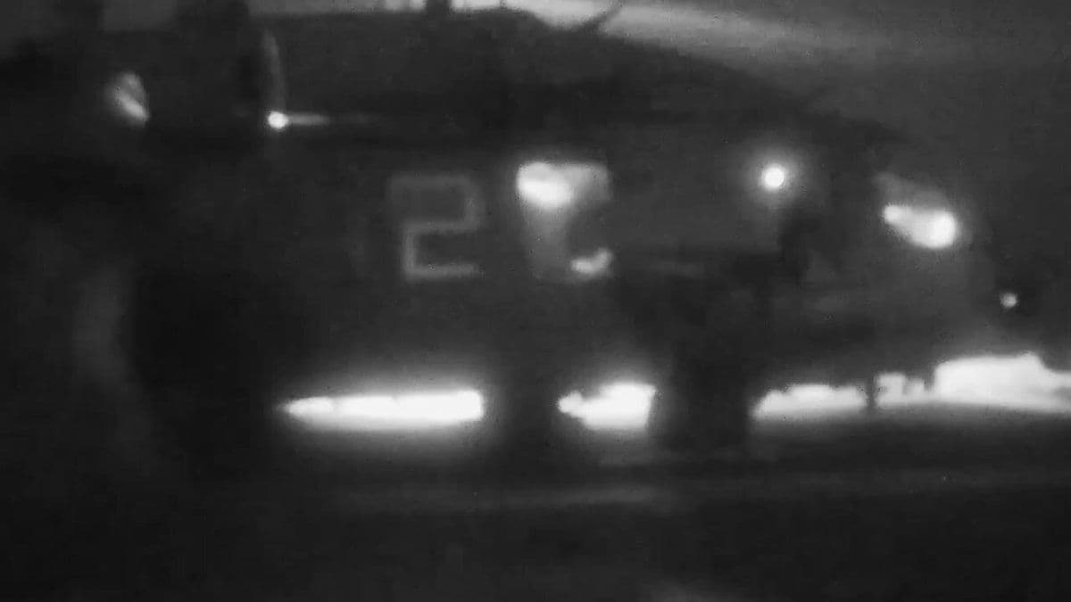 @Open Source Intel: U.S. Central Command (CENTCOM):
"U.S. Marines depart amphibious assault ship USS Tripoli (LHA 7) by helicopter and transit over the Arabian Sea to board and seize M/V Touska. The Marines rappelled on