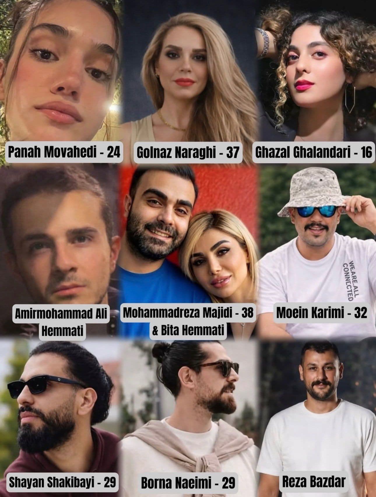 @𝐍𝐢𝐨𝐡 𝐁𝐞𝐫𝐠 🇮🇷 ✡︎: These young Iranians are on death row and set to be executed by hanging in the near future, for rising up in January.
The regime is speeding up this process while the ceasefire is taking place. As it