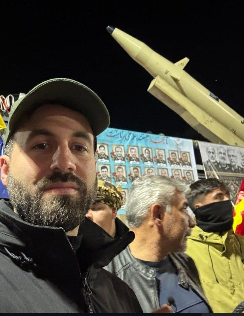 @Babak Taghvaee - The Crisis Watch: BREAKING: American Communist Party Secretary Christopher Helali was spotted in Tehran at an IRGC-organized propaganda event. It is unknown if the Islamic regime financed his trip. The ongoing conflict