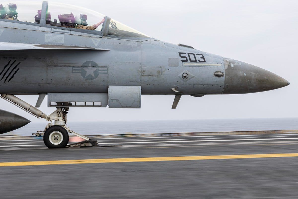 @U.S. Central Command: Day and night flight operations continue aboard the world's largest aircraft carrier, USS Gerald R. Ford (CVN 78). The Ford Carrier Strike Group continues to operate in the Red Sea, supporting maritim