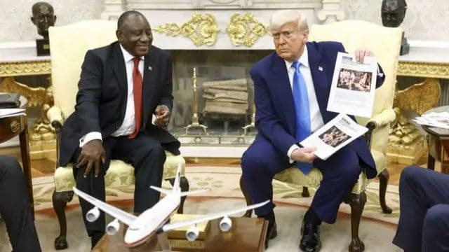 @Open Source Intel: The Trump administration is considering raising the U.S. refugee cap by 10,000 to admit more white South Africans, citing claims of racial persecution. South Africa denies the claims. The current cap