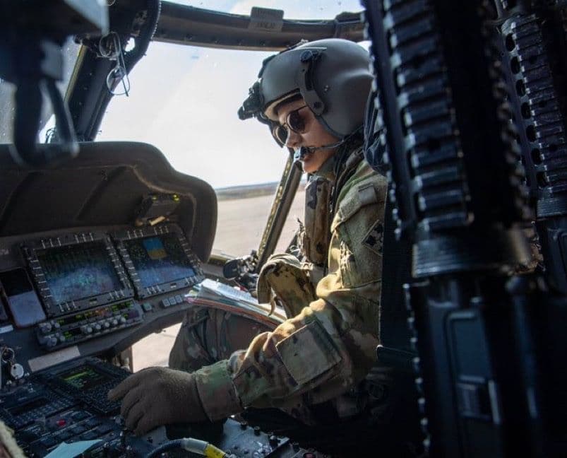 @Open Source Intel: U.S. Central Command (CENTCOM):
"U.S. Army Soldiers conduct pre-flight checks on UH-60 Black Hawk helicopters. The UH-60 is the workhorse of the Army, logging millions of flight hours and capable of