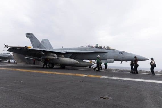 @Open Source Intel: U.S. Central Command (CENTCOM):
"USS Gerald R. Ford (CVN 78) continues to conduct routine flight operations as it sails in the Red Sea."