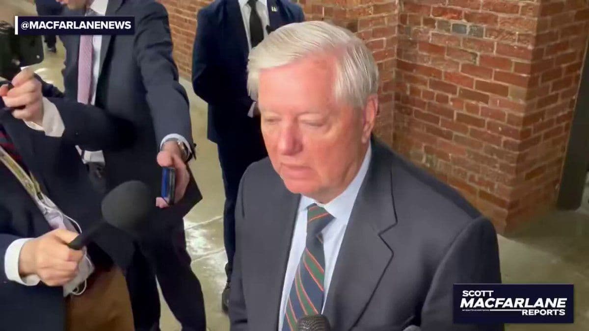 @Open Source Intel: Sen. Lindsey Graham:
"Continue the blockade, but blockade plus, try to open up a lane in the Strait of Hormuz to take Iran's leverage away. If they continue to be provocative, let Admiral Cooper fin