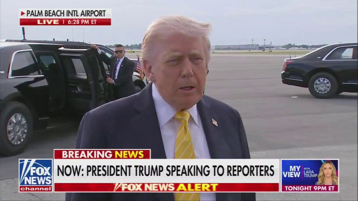 @Open Source Intel: Reporter: In your letter to Congress, you said that hostilities with Iran have been terminated. How can you say that with the naval blockade still in place?
U.S. President Donald Trump: "Well, it’s