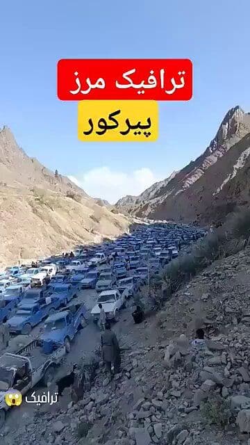 @Open Source Intel: Iran's oil storage is maxed out and tanker exports are frozen under the U.S. naval blockade. The regime's solution: hundreds of pickup trucks smuggling subsidized fuel into Pakistan at the Pir Kor bor
