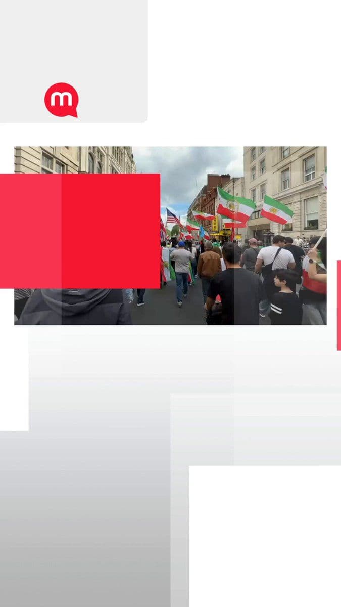 @اتاق خبر منوتو: راهپیمایی بزرگ لندن؛ «سپاه تروریست است»، یکشنبه ۱۳ اردیبهشت