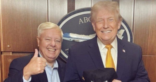@🇮🇷LiveIranNews🇮🇱: ⚡🇺🇸🦀Lindsey Graham's Resolute Support for the Freedom Project and Warning to the Terrorist Regime of the Islamic Republic/ The American Republican Senator, with full support for President Trump's d