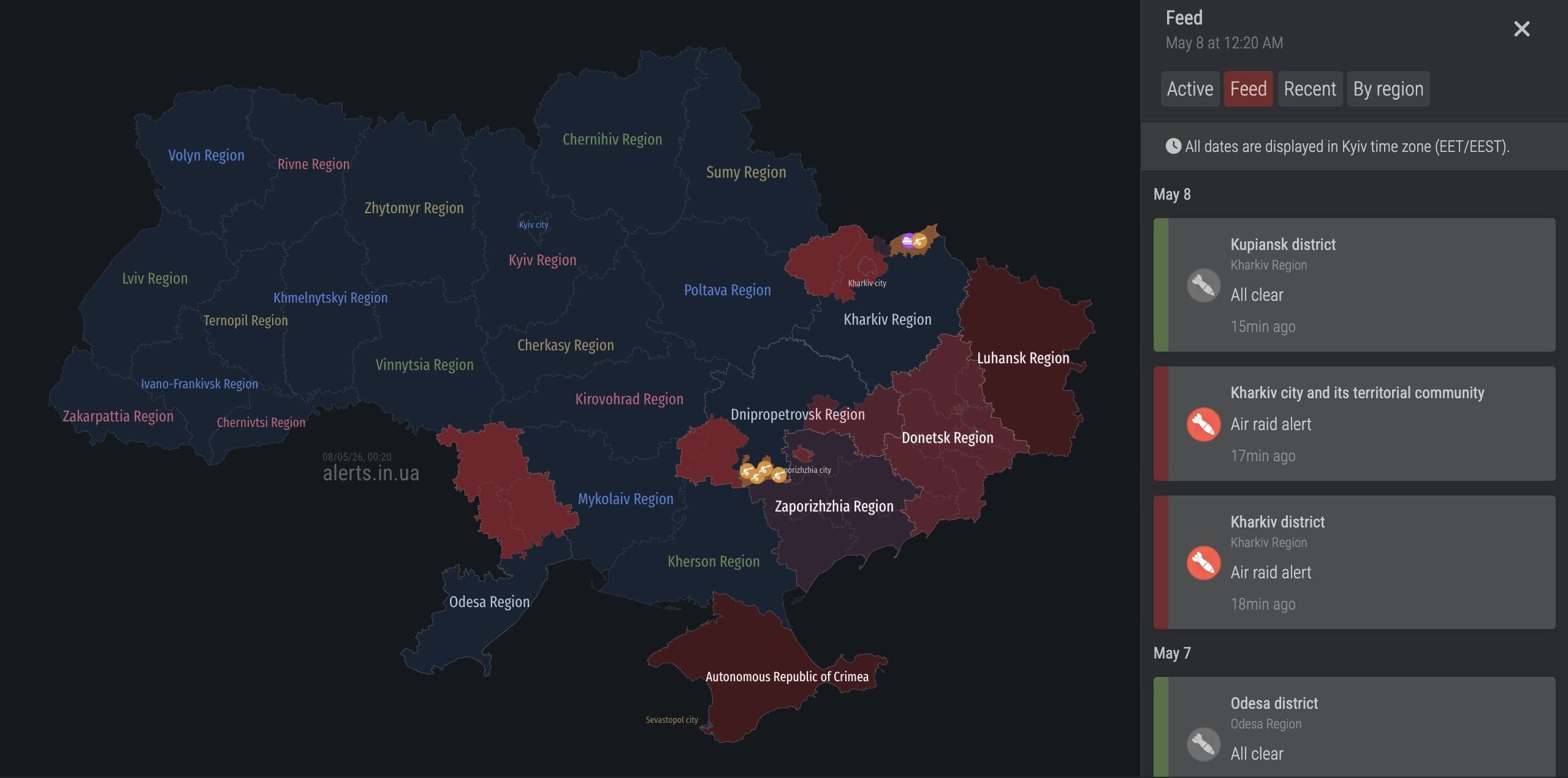 @Visegrád 24: Putin’s unilaterally declared ceasefire in honor of the so-called “Victory Day” has begun
It is scheduled to last from May 8 to May 10
Less than 5 minutes after Putin’s “ceasefire” began, air raid s