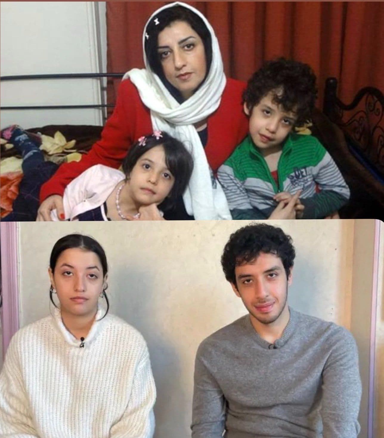 @Masih Alinejad 🏳️: Look at Narges Mohammadi’s children. Their mother spent most of their lives in prison and now, the regime is slowly killing her.
In the 21st century, the people with guns fear a woman with words.
Ir