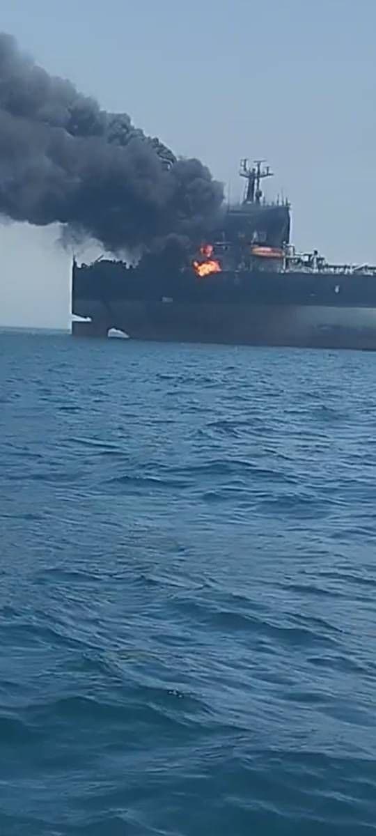 @Babak Taghvaee - The Crisis Watch: BREAKING: As the IRGC Navy continues its attacks at sea, the U.S. Navy is also continuing to target oil tankers linked to Iran, causing major environmental pollution in the Oman Sea.
This old Iranian