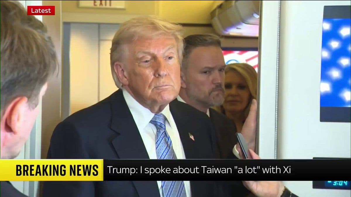 @Open Source Intel: Trump, asked whether he pressed Xi Jinping to push Iran into reopening the Strait of Hormuz: "I'm not asking for any favours."