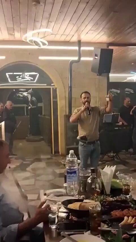 @Open Source Intel: Footage from east Beirut aired on Lebanese media shows a Lebanese Christian raising a glass in support of the IDF: "God willing the IDF reaches Batroun. Our prayers and hearts are with the IDF."
The