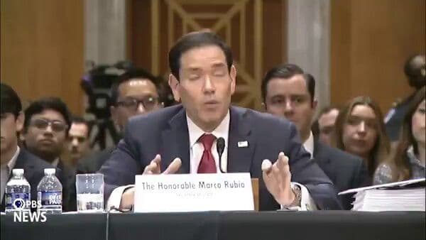 @Open Source Intel: Rubio: Except for Iran and maybe Oman, the rest of the countries do not agree with the current situation in the Strait of Hormuz.