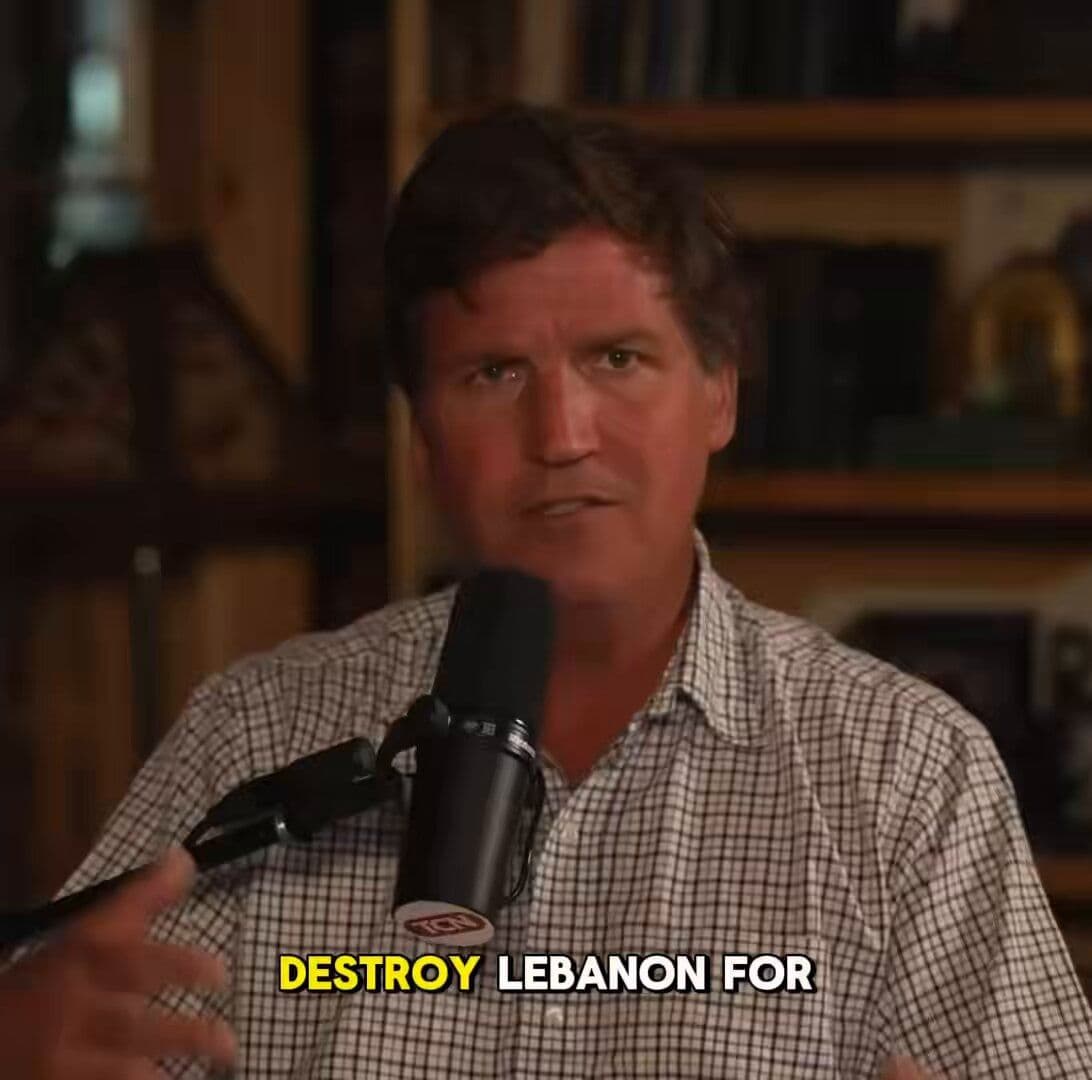 @Open Source Intel: FACT: Dahiyeh, southern Beirut is Hezbollah’s main urban stronghold and political center.
Tucker Carlson: “I don’t understand why Israel wants to destroy Lebanon for reasons that are not clear at al