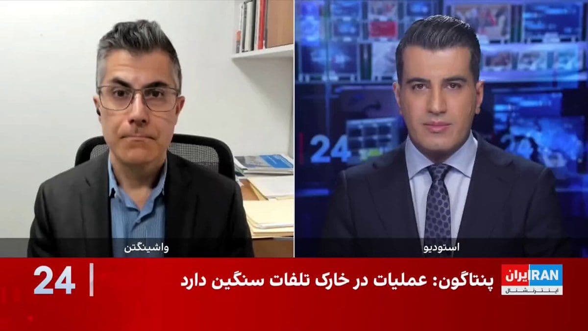 @ايران اينترنشنال: Farzin Nedimi, a senior researcher on defense and security affairs, said: "The control of the United States and Iran over the Strait of Hormuz is relative, but in terms of monitoring shipping and mana