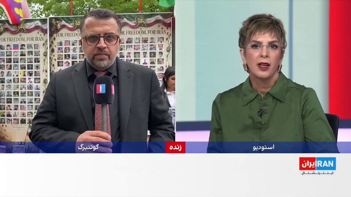 @ايران اينترنشنال: The Wall of Eternal Names of the Iranian National Revolution was inaugurated in the city of Gothenburg, Sweden. This memorial, which includes more than 100 images of those who lost their lives on the