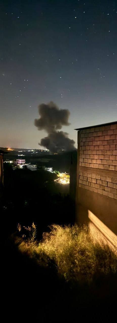 @✡︎𝐋𝐢𝐯𝐞𝐈𝐫𝐚𝐧𝐍𝐞𝐰𝐬🇮🇷🇮🇱: ⚡️🇮🇱🇱🇧Israel's Attack on the Shia-Inhabited Tafhata Area in Southern Lebanon / Videos published from the Tafhata area in the Sidon Governorate in southern Lebanon show Israel's airstrike on this r