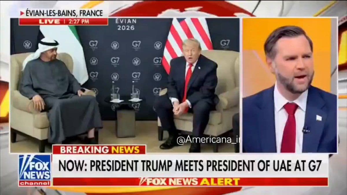 @✡︎𝐋𝐢𝐯𝐞𝐈𝐫𝐚𝐧𝐍𝐞𝐰𝐬🇮🇷🇮🇱: ⚡🇺🇸🇦🇪🦀JD Vance, the U.S. Vice President, stated that the Gulf Arab countries hated the JCPOA because they believed this agreement would turn the terrorist regime of the Islamic Republic into a mo