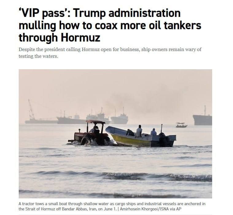 @✡︎𝐋𝐢𝐯𝐞𝐈𝐫𝐚𝐧𝐍𝐞𝐰𝐬🇮🇷🇮🇱: ⚡🇺🇸🦀 Administracja prezydenta Trumpa pracuje nad zwróceniem tankowców z Perskiego Zatoku Arabskiego/Ze względu na nowy raport, administracja prezydenta Trumpa rozważa rozwiązania, w tym utworzenie