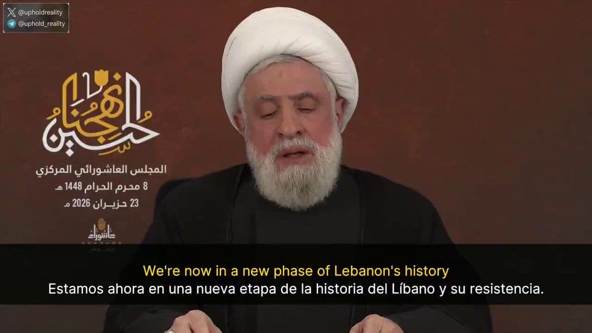 @Open Source Intel: Hezbollah Secretary-General:
"We are in the phase of breaking the Israeli project. There was a grand project to end Hezbollah militarily, politically, culturally. That project is broken."
"Iran refu