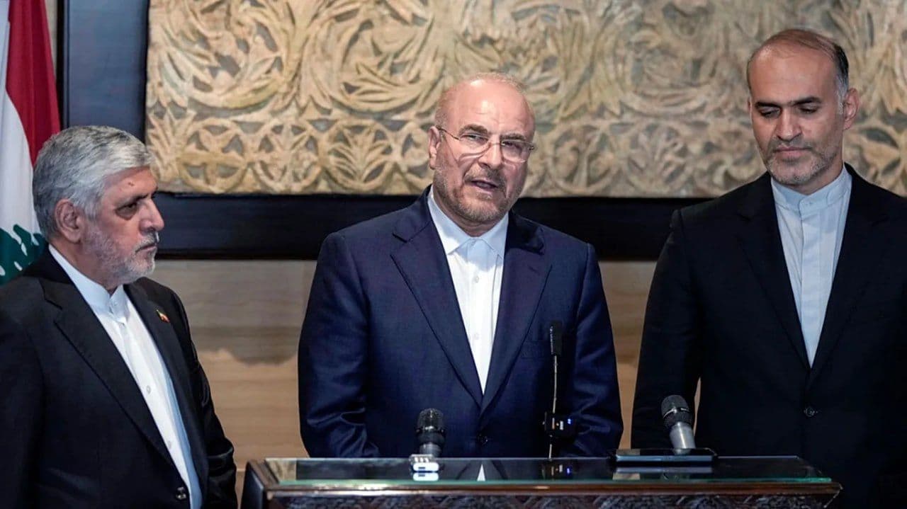 @✡︎𝐋𝐢𝐯𝐞𝐈𝐫𝐚𝐧𝐍𝐞𝐰𝐬🇮🇷🇮🇱: ⚡️🇦🇿🇺🇸🦀🇱🇧Qalibaf in Baku: Ceasefire Agreement Was Declaration of America's Defeat/Mohammad Bagher Qalibaf, head of the negotiating team of the terrorist regime of the Islamic Republic, announce