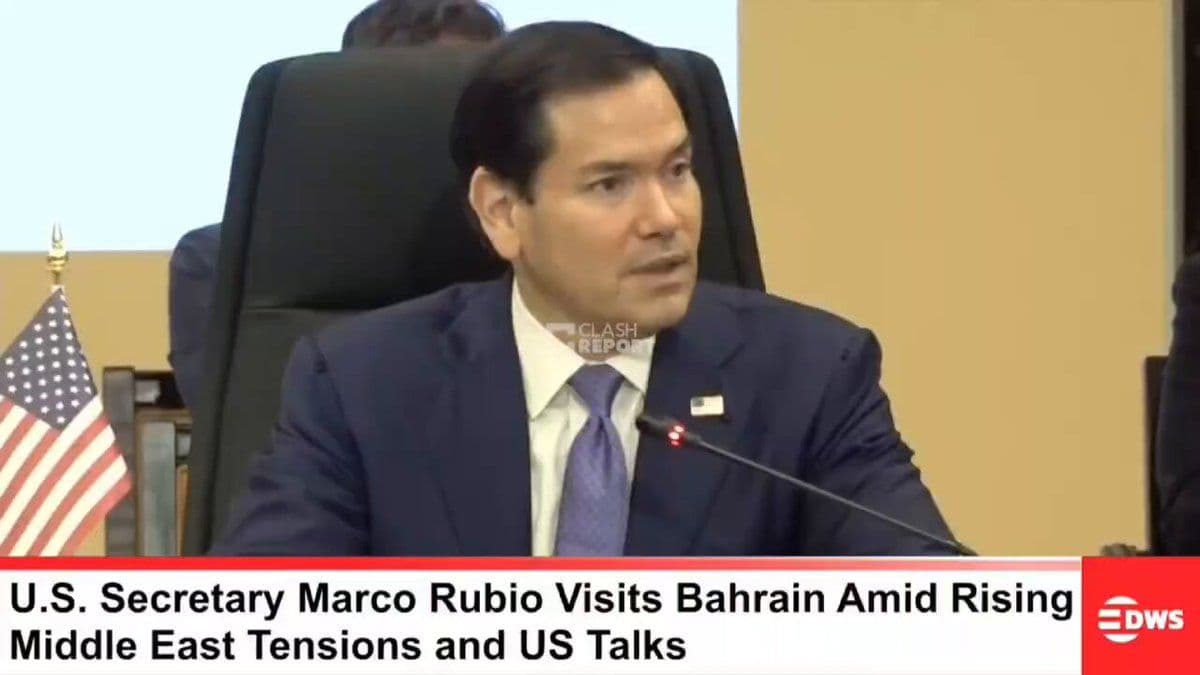 @Eli Afriat 🇮🇱: US Secretary of State Marco Rubio responds to Iran's attempts to normalize transit fees in the Strait of Hormuz:
"You can call it a toll, you can call it a fee—call it whatever you want. It is merely