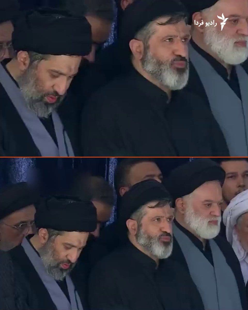 @RadioFarda|راديو فردا: نماز میت بر جنازه علی خامنهای، رهبر پیشین جمهوری اسلامی، روز یکشنبه ۱۴ خرداد، بدون حضور مجتبی و در حالی که سه برادر دیگر او در مصلی تهران حاضر شدند، رأس ساعت هشت صبح، توسط آیتالله جعفر سبحانی اقامه
